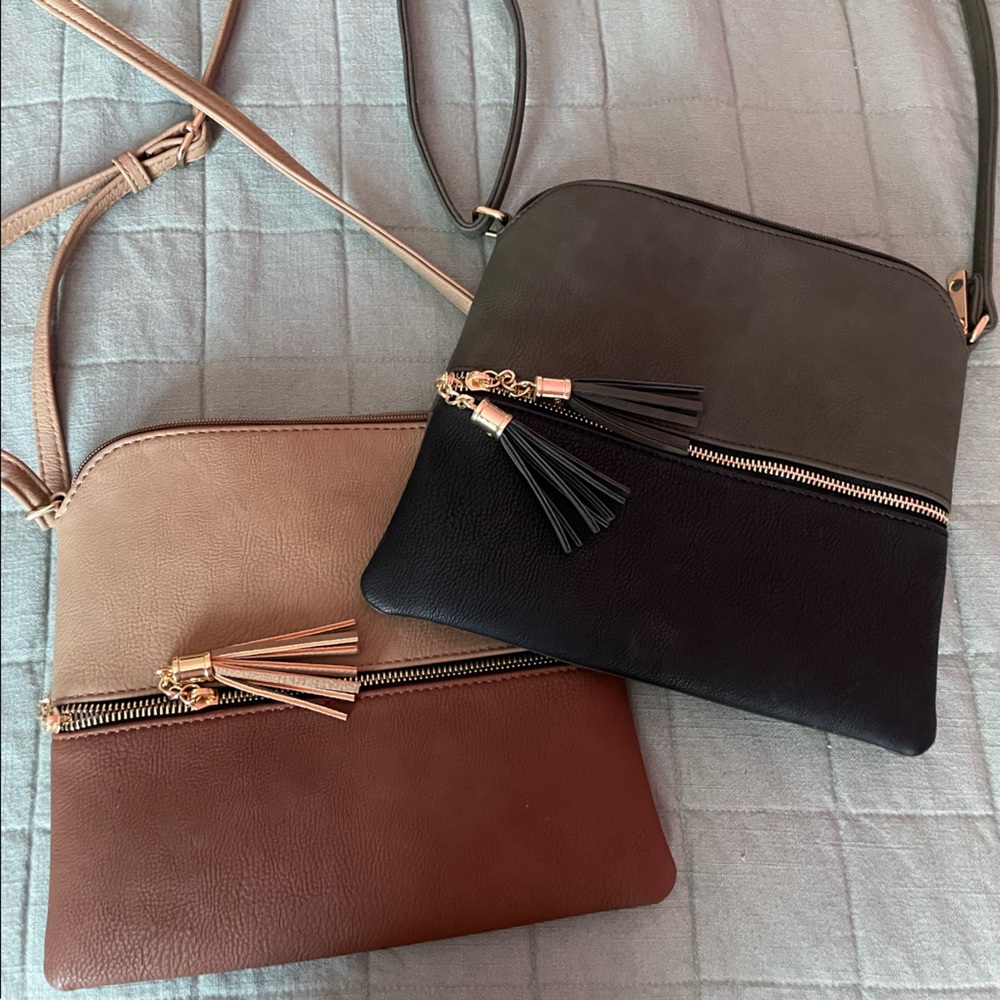 Two medium sized purses never used